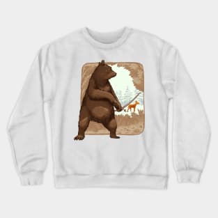 Bear, Hunter Crewneck Sweatshirt